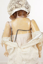 Load image into Gallery viewer, 27" Tall Antique Doll on a Stand