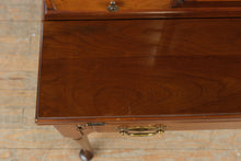 Load image into Gallery viewer, Pennsylvania House Solid Cherry Tambour Secretary Desk with Flip Top Writing Surface