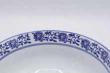 Load image into Gallery viewer, Pier 1 Tang Blue White Porcelain Serving Bowl 7 Inch Hand Painted