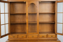 Load image into Gallery viewer, Vintage Taylor-Jamestown Solid Maple China Cabinet and Buffet Hutch