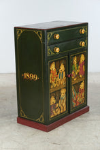 Load image into Gallery viewer, One-of-a-Kind Hand-Painted Teddy Bear Folk Art Cabinet