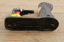 Load image into Gallery viewer, Antique Cast Iron Teddy and the Bear Mechanical Coin Bank J E Stevens 1907