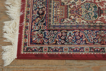 Load image into Gallery viewer, Alexandria Collection “Persian Ivory” Area Rug – 3'10" x 5'8" | Woven in USA | Classic Medallion Design with Egyptian Cotton Fringe