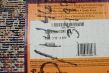 Load image into Gallery viewer, Alexandria Collection “Persian Ivory” Area Rug – 3'10" x 5'8" | Woven in USA | Classic Medallion Design with Egyptian Cotton Fringe