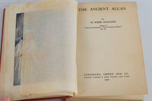 Load image into Gallery viewer, H Rider Haggard The Ancient Allan 1920 Antique Hardcover Adventure Novel