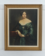 Load image into Gallery viewer, Windsor Art The Artist Sister Framed Portrait Print Victorian Style Woman 26x32