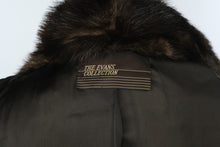 Load image into Gallery viewer, The Evans Collection Vintage Dark Brown Mink Fur Full Length Coat Womens