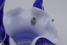 Load image into Gallery viewer, Fenton Cobalt Blue Hand Painted Basket Glass Legacy Collection 8.25 Inch