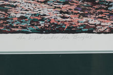 Load image into Gallery viewer, R Byrom The Light Under the Boughs Signed Limited Edition Print Framed 50x37