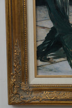 Load image into Gallery viewer, “The Broken Flower Pot” by Jan C. Verhas – Framed Victorian Print (26.5" x 36.5")