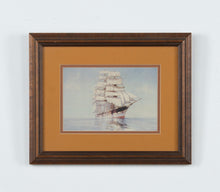 Load image into Gallery viewer, “The Loch Etive” – Vintage Framed Ship Print with Historical Note