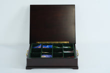 Load image into Gallery viewer, The Bombay Company Wooden Tea Chest Box – 12-Compartment