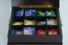 Load image into Gallery viewer, The Bombay Company Wooden Tea Chest Box – 12-Compartment