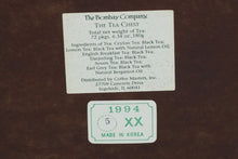 Load image into Gallery viewer, The Bombay Company Wooden Tea Chest Box – 12-Compartment
