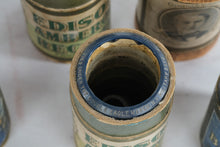 Load image into Gallery viewer, Antique Edison Cylinder Record Lot Amberol Blue Amber Mixed Titles As Is