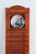 Load image into Gallery viewer, Vintage Thomas Kinkade Simpler Times Perpetual Calendar Plate Set Wood Display 12 Plates