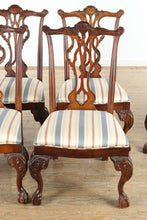 Load image into Gallery viewer, Thomasville Mahogany Collection Double Pedestal Dining Set – 6 Chairs + 3 Leaves