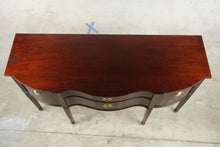 Load image into Gallery viewer, Thomasville Mahogany Federal Style Sideboard Buffet Credenza with Brass Hardware - Online Only