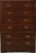 Load image into Gallery viewer, Thomasville Winston Court Solid Cherry Chest on Chest Highboy Dresser