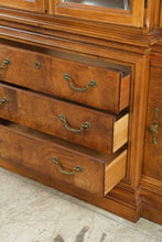 Load image into Gallery viewer, Thomasville Fine Burl Wood China Cabinet and Display Hutch