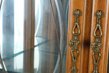 Load image into Gallery viewer, Thomasville Fine Burl Wood China Cabinet and Display Hutch