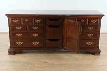 Load image into Gallery viewer, Thomasville Collector's Cherry Triple Dresser with Center Cabinet Storage