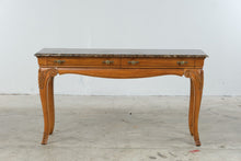 Load image into Gallery viewer, Thomasville Marble Top Console Table with Drawers