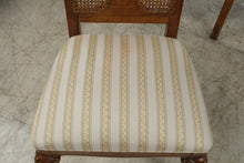 Load image into Gallery viewer, Thomasville Solid Wood Dining Table with 8 Cane Back Chairs and 2 Leaves