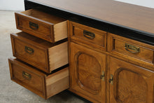 Load image into Gallery viewer, Thomasville Embassy Vintage Campaign Style Triple Dresser with Brass Hardware