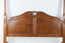 Load image into Gallery viewer, Traditional Thomasville King Size Burl Wood Poster Headboard