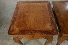 Load image into Gallery viewer, Pair of Thomasville Solid Wood French Provincial End Tables