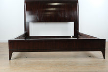 Load image into Gallery viewer, Thomasville Nocturne Queen Sleigh Bed in Rich Dark Wood Finish