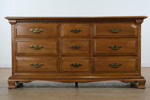 Load image into Gallery viewer, Thomasville Solid Wood Dresser — Classic Nine-Drawer Design