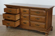 Load image into Gallery viewer, Thomasville Solid Wood Dresser — Classic Nine-Drawer Design