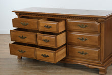 Load image into Gallery viewer, Thomasville Solid Wood Dresser — Classic Nine-Drawer Design