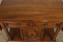 Load image into Gallery viewer, Thomasville Segovia Collection Solid Oak Drop-Leaf Server – Spanish Mediterranean Style