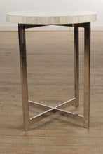 Load image into Gallery viewer, Tile Topped 17" Round Side Table