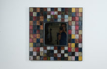Load image into Gallery viewer, Pier 1 Multicolor Tiled Mirror – 30.25" Square