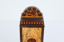 Load image into Gallery viewer, Timothy McCune Signed Studio Wood Lidded Box Spalted Maple Wenge Burl Vessel