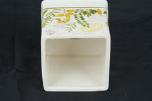 Load image into Gallery viewer, Botanical Tissue Box Cover Decorative Bathroom Vanity Holder Green Leaf Postcard Design