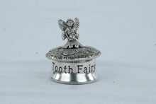 Load image into Gallery viewer, AE Williams Tooth Fairy Keepsake Box Pewter Made in England Fairy Trinket Box