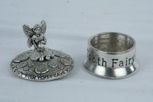 Load image into Gallery viewer, AE Williams Tooth Fairy Keepsake Box Pewter Made in England Fairy Trinket Box
