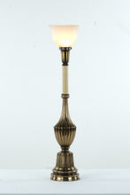 Load image into Gallery viewer, Mid Century Hollywood Regency Brass Torchiere Lamp