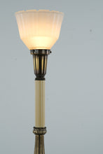 Load image into Gallery viewer, Mid Century Hollywood Regency Brass Torchiere Lamp