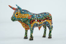Load image into Gallery viewer, Barcinos Toro Mosaic Bull Figurine Barcelona Style 5 Inch