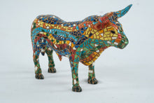 Load image into Gallery viewer, Barcinos Toro Mosaic Bull Figurine Barcelona Style 5 Inch