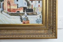 Load image into Gallery viewer, Alfred Sisley Street in Moret Reproduction Oil Painting Framed Impressionist Landscape 32x28
