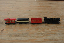 Load image into Gallery viewer, Vintage Marx Wind-Up Tin Train Set – Pennsylvania, New York Central, Caboose No. 536 + Track & Key