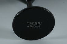 Load image into Gallery viewer, Japanese Lacquerware Sake Cup & Tray Set – Black with Gold Pagoda Motif – 7-Piece Set