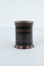 Load image into Gallery viewer, L Sherman Cocobolo Pear Black Ash Wooden Lidded Box Hand Turned 2012